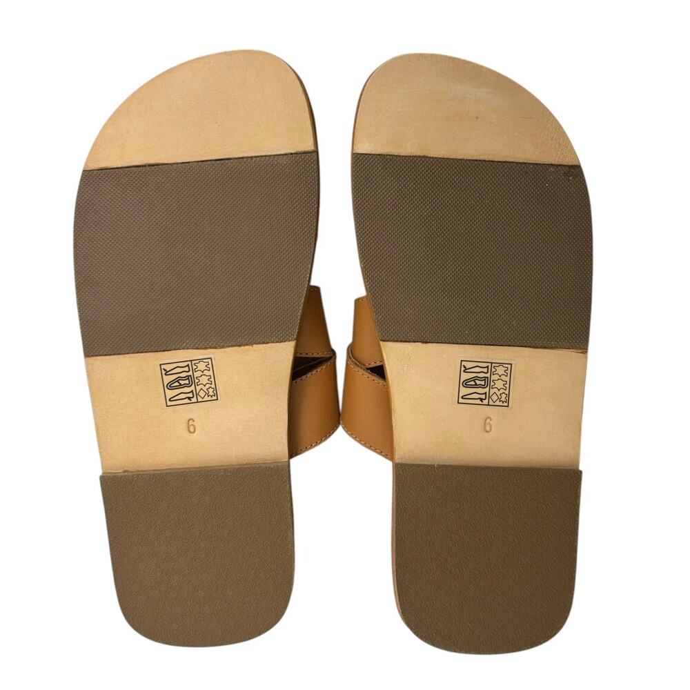 Free People Women's Sloan Buckle Leather Sandals in Cinnamon Clay NEW Size 6 - Picture 6 of 10